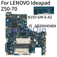 KoCoQin Laptop motherboard For LENOVO Ideapad Z50-70 Core I5 Mainboard 5B20H45484 ACLUA ACLUB NM-A273 N15V-GM-S-A2