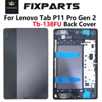New Best For Lenovo Tab P11 Pro Gen 2 Back Cover Door Rear Glass Housing Case TB-138FU For Lenovo Tab P11 Pro 2022 Battery Cover