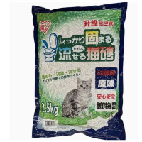 IRIS-豆腐貓砂結團除臭低粉塵可水沖-原味6L豆腐砂【第三代】*2袋#K102950 