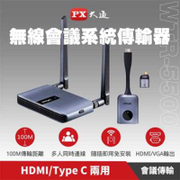 PX大通 WTR-5500 HDMI無線會議系統傳輸器(HDMI/Type C兩用)
