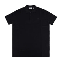 【BURBERRY 巴寶莉】BURBERRY TB藝術LOGO純棉短袖POLO衫(男款/黑)