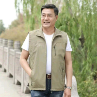 Rompi Pria Slim Rompi Pria Keren Rompi Pria Keren Cream Hitam Navy Army Abu XXXL Casual parasut desp