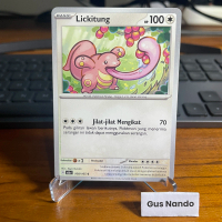 Lickitung 108/165 C (Common) sv2a Kartu Basic Ilustrator Saya Tsuruta Pokemon TCG Trading Card Game 
