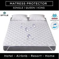 Mattress Protector, Quilted Waterproof Soft Breathable Noiseless Home, Bedroom, Hotel, Airbnb
