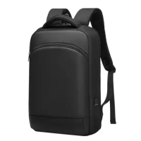 EURCOOL Men Business Waterproof 15.6 Laptop Backpack Fashion Male Classic Fashion Travel Moto&amp;Biker Light Notebook Shoulder Bag