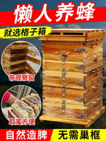格子箱蜂箱中蜂土養峰箱全套加厚杉木蜂桶養蜂專用蜂具五層蜜蜂箱