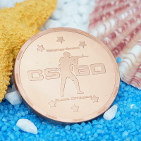 反恐精英CSGO紫銅紀念章 戶外擴展訓練全球攻勢紀念品CS游戲徽章