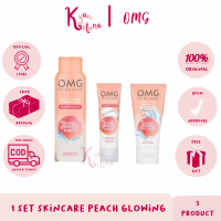 OMG PEACH GLOWING SET / 1 SET SKINCARE OMG