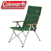 【Coleman 美國 LAY戶外躺椅(三段式)《綠》】CM-26745/摺疊椅/露營椅/收納椅
