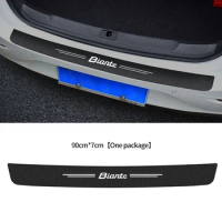 1Pc Car Trunk Sill Bumper Guard Protective Stickers for Mazda Biante Logo Badge Rear Door Pedal Anti-Scratch Strips Accessories