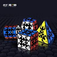 New New Qiyi Gear Cube 3x3x3 Gear Cube 3x3 Pyramid Cylinder Sphere Speed Cubes Educational Toy for C