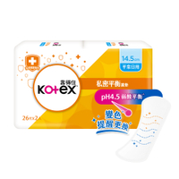 Kotex 靠得住 私密平衡護墊 平常日用 14.5cm (26片/2包/單組)【杏一】