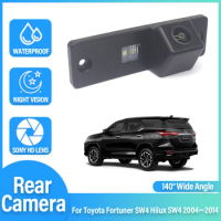 HD 1080*720 Fisheye Rear View Camera For Toyota Fortuner SW4 Hilux SW4 2004~2012 2013 2014 Car Reverse Parking Accessories