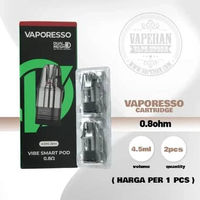 Replacement Cartridge Vaporesso Vibe Series 4.5ML Authentic By Vaporesso 0.8 OHM