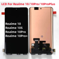 LCD Screen Original For Realme 10 / 10Pro / 10 Pro+ Plus / 10S 5G LCD Display Touch Panel Digitizer Assembly Replacement