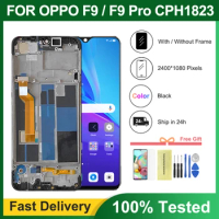 Original Display For OPPO F9 LCD Screen Touch Digitizer With Frame Assembly For OPPO F9 Pro CPH1823 CPH1881 CPH1825 LCD Screen