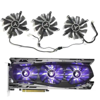 New DIY fan 4PIN 85MM RTX3060 RX6700 XT GPU fan suitable for Yeston GeForce RTX 3060 RTX 3060 Ti RX6700XT graphics card cooling