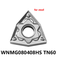 Metal Lathe Tools 100% Original WNMG 080408 WNMG080408HS TN60 WNMG080408-HS For Steel Machine Turning Cutter Inserts CNC Holder