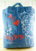 【震撼精品百貨】Betty Boop 貝蒂 手提肩背袋-藍牛仔 震撼日式精品百貨