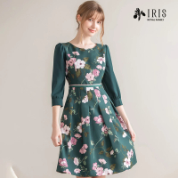 【IRIS 艾莉詩】古典油畫印花洋裝(36687)