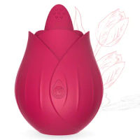 Portable Rose Sucking Vibrator Strong Shock Sucking Teasing Vibrator Rose Vibrator Sex Toy for Women