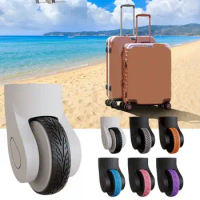8 Pcs Luggage Wheel Covers Reduce Noise Caster Protection Prevent Scratches Covers Wheel Protectors Luggage Wheel Accessory