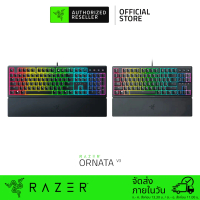 COD. Razer Ornata V3 - Low-profile Mecha-membrane RGB Keyboard คีย์แคปไทย/อังกฤษ (คีย์บอร์ดเกมมิ่ง) 