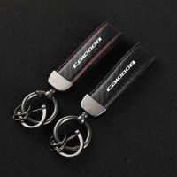 Leather Motorcycle keychain Horseshoe Buckle Jewelry for Honda CB190R CB650F CB1000R CB1100 accessories