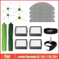 For Irobot Roomba J5 / J5 + / I5 / I5+ Vacuum Cleaner Accessories Main Side Brush Wheel Replacement Mop Cloth Hepa Filter Parts