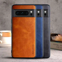 Case for Google Pixel 8 7 6 Pro 8A 7A 6A coque Luxury Vintage leather Skin covers funda for google pixel 7 pro case capa