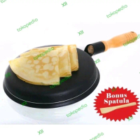 Terbaik VICENZA VCM~21 CREPE MAKER PAN Ø21 CM  Wajan Kwalik Crepes Kue Dadar Kulit Risol NON~STiCK T