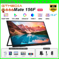 [Genuine]GTMEDIA MATE156F Portable Monitor 15.6 Inch 250cd/㎡ 72% sRGB Display IPS FHD Screen USB Type-C HDMI Compatible Computer