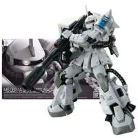Bandai Figure Gundam Model Kits Anime Figures RG MS-06R-1A Shin Matsunaga's Zaku 2 Mobile Suit Gunpla Action Figure Toys For Boy