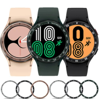 Galaxy Watch4 40mm 44mm Bezel Ring Cover For Samsung Galaxy Watch 4 5 6 Case Protection Metal Frame Protector Shell New Bumper