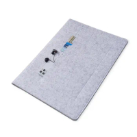 For iPad Pro 12 9 Case 2021 2020 2018 2017 2015 13 inch Slim Wool Felt Tablet Sleeve Bag for Funda iPad Pro 12.9 2021 5th Case