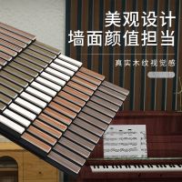 免運/附發票 【環保吸音板】聚酯纖維吸音板墻面裝飾隔音板格柵板自粘小長城板電視背景護墻板 限時下殺 快速出貨DD