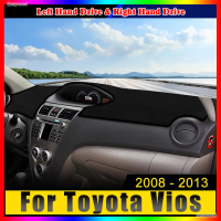Penutup Papan Pemuka, Aksesori Kereta, Untuk Toyota Vios 2008 2009 2010 2011 2012 2013, Teduh Mataha