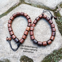 Gelang kayu ulin timbul/apung 100% Original ulin pedalaman Bracelets