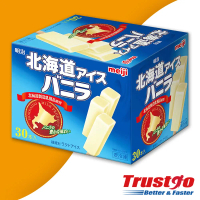 【Meiji明治】北海道香草風味牛奶雪糕含運組(美式賣場)(43毫升 X 30枝/盒)