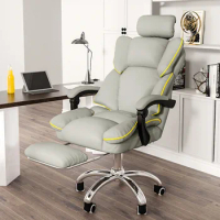 Nordic Luxury Lazy Sofa Chair Home Lift Swivel Chair Casual Game Computer Chair Office Boss Chair Bedroom Study Casual Chair
