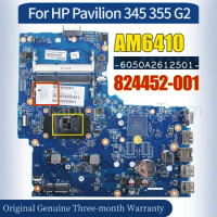 6050A2612501 For HP Pavilion 345 355 G2 Laptop Mainboard 824452-001 AM6410 100％ Tested Notebook Motherboard