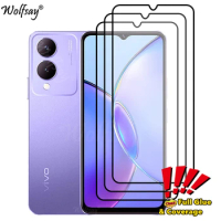 Full Coverage Whole Glue Screen Protector For Vivo Y17S Tempered Glass For Vivo Y17S Y17 S Glass For