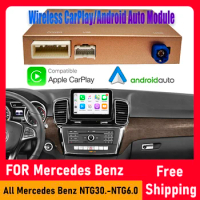 Car AI Wireless CarPlay Android Auto Module For Mercedes BENZ W203 W204 W205 W253 W212 W117 W211 W210 W124 W207 W292 W222
