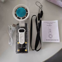 手持風扇USB桌面戶外充電半導體制冷便攜長續航掛脖小電扇