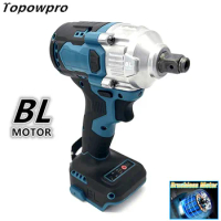 Brushless Electric Impact Wrench Cordless Impact Screwdriver Drill For Makita 18V Battery Car Truck Repair Power Tools