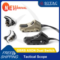 SOTAC Hunting GBRS AXON Dual Button Switch Crane Laser for SF Flashlight Laser Pointer Combo