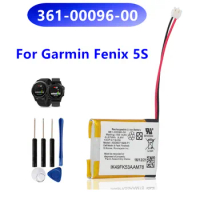 361-00096-00 Battery 150mAh For GARMIN Fenix 5S 5SPlus Fenix 5S Plus Sapphire GPS Watch Battery ASDB371828-P1 + Free Tools