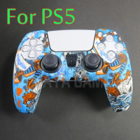 5pcs High quality Soft Silicone Gel Rubber Case Cover For SONY Playstation 5 For PS5 Controller Protection Case