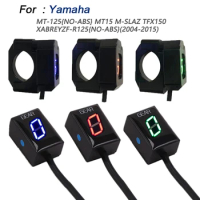 For Yamaha MT-125 MT15 M-slaz TFX150 Xabre YZF-R125 Motorcycle 1-6 Speed LED Gear Display Digital Indicator