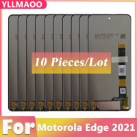 10 PCS 6.8 inch NEW For Motorola Moto Edge 2021 XT2141-1 LCD Touch Screen Digiziter Assembly Moto Edge (2021) Display